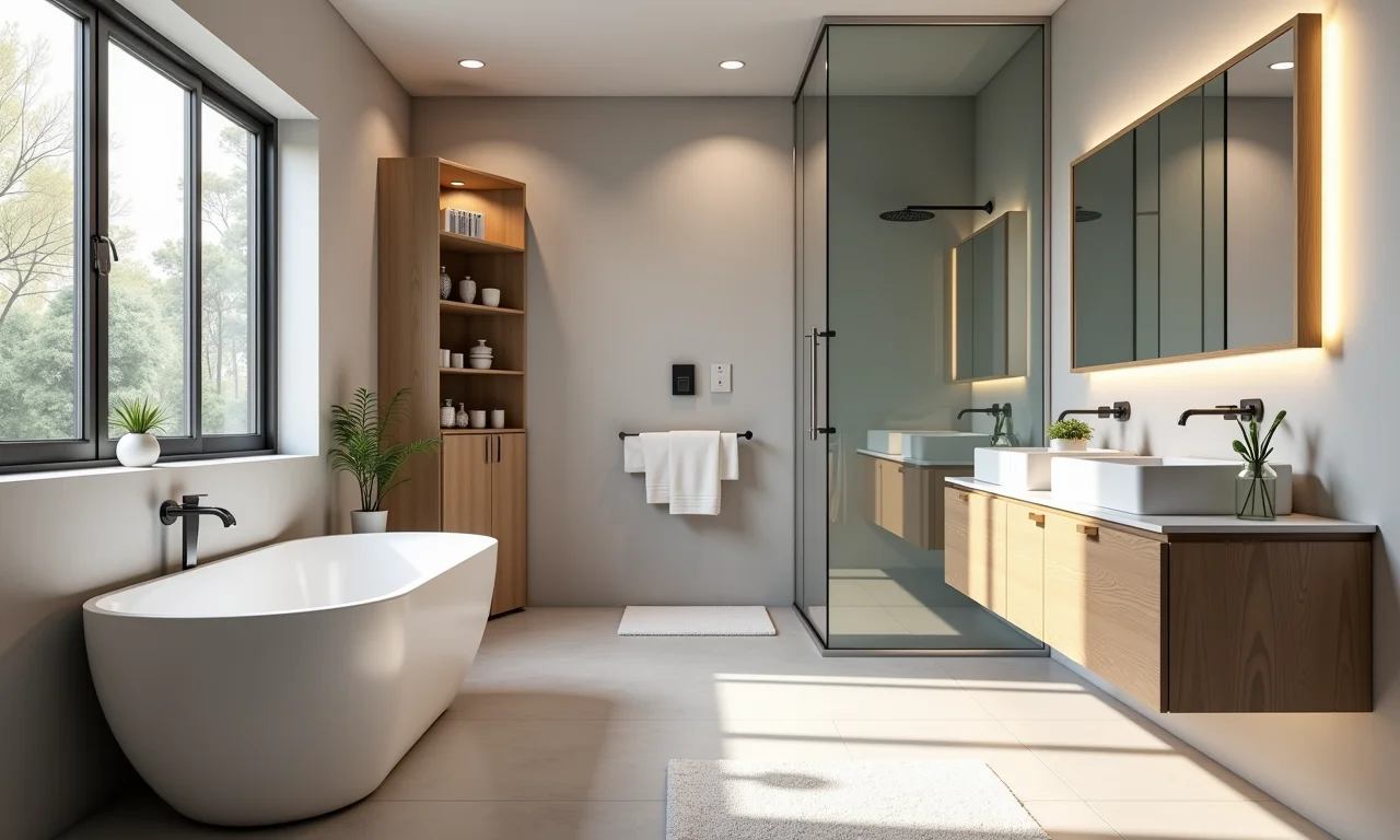 Design funcional com soluções inteligentes de armazenamento.