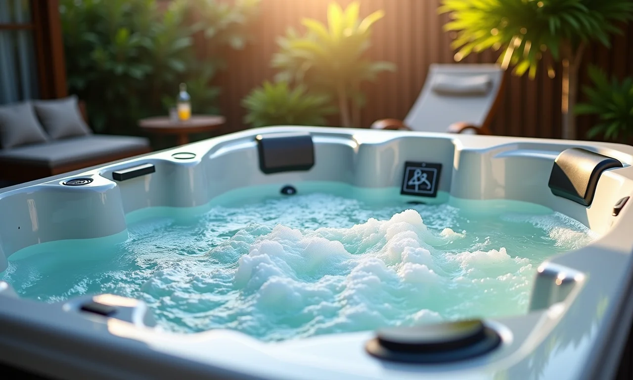 Design inovador de uma jacuzzi Pretty Jet.