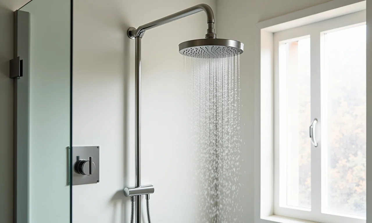 Desvantagens do chuveiro de teto: possível baixa pressão da água.