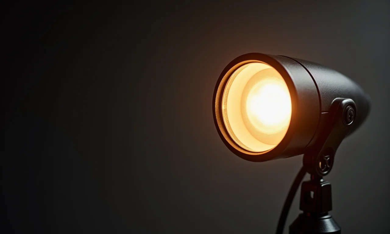 Detalhe da durabilidade do clip de metal de uma luminária.