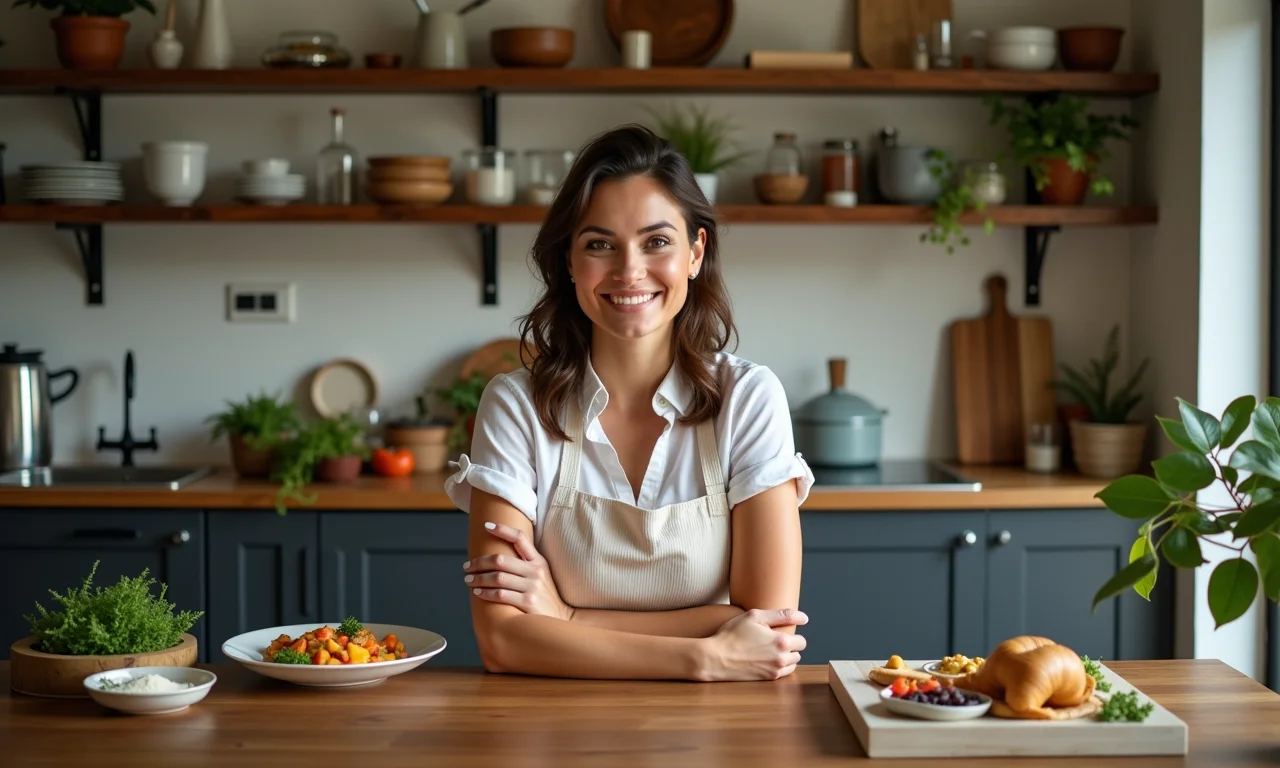 Detalhes personalizados criando um espaço único em cozinha gourmet.