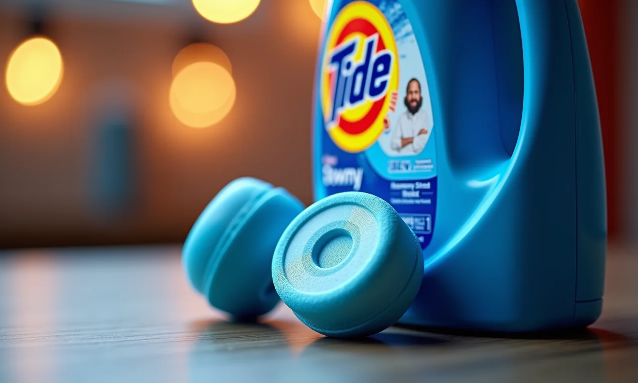 Detergente líquido HE Tide Pods Plus Downy Dark & Coldwater.