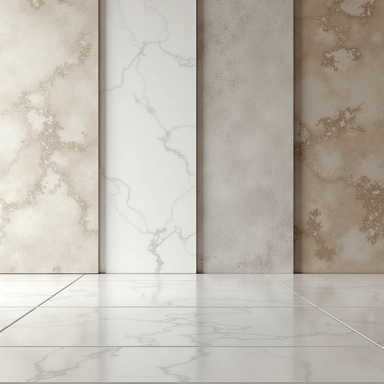 Diferentes tipos de porcelanato para banheiro.