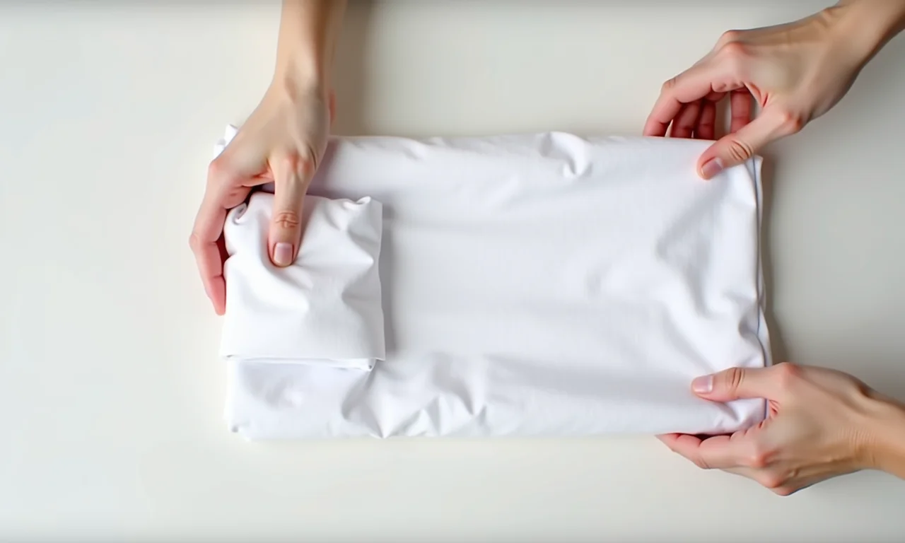 Dobrando lençol de todos os tamanhos.