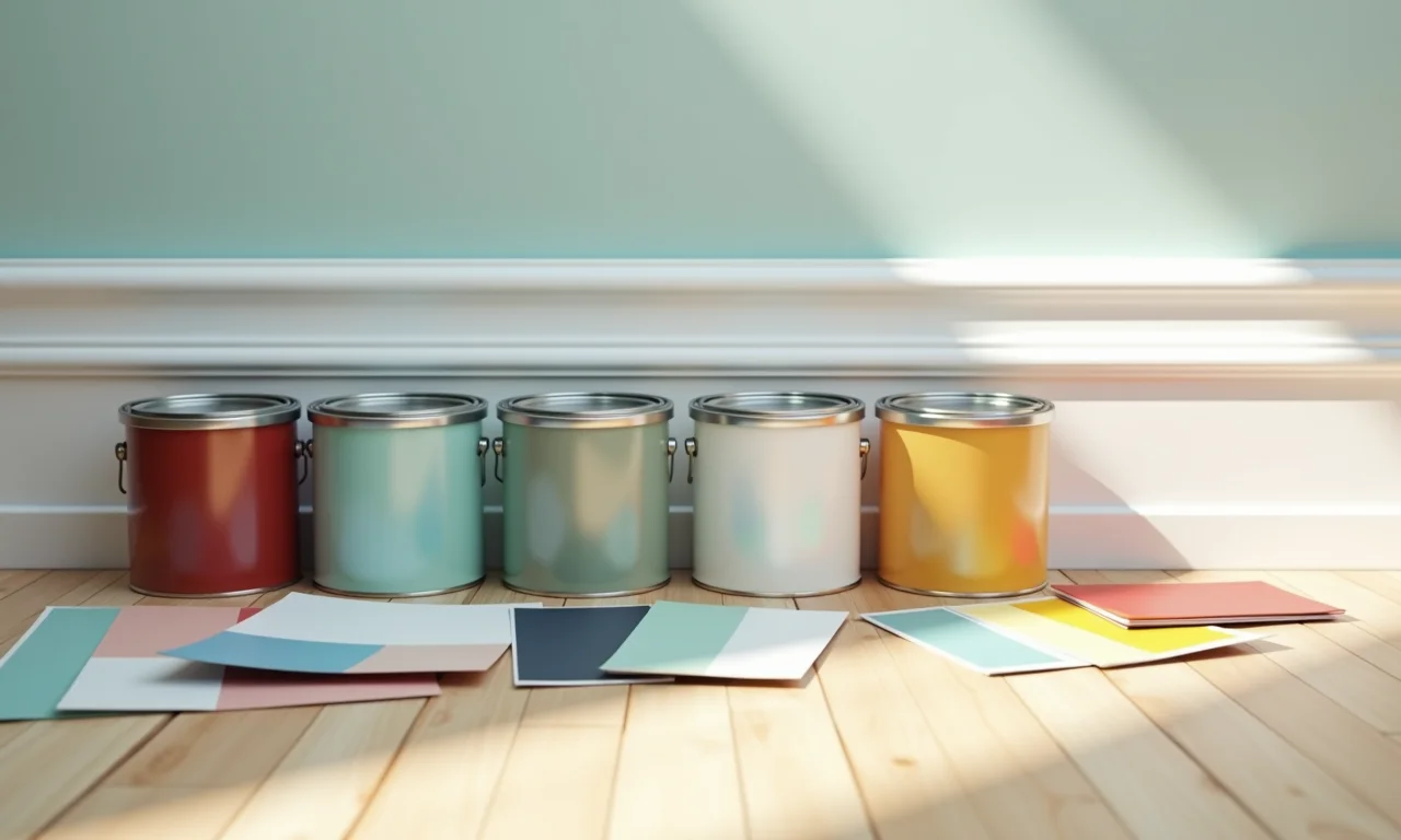 Escolhendo a tinta ideal para pintar o rodapé.