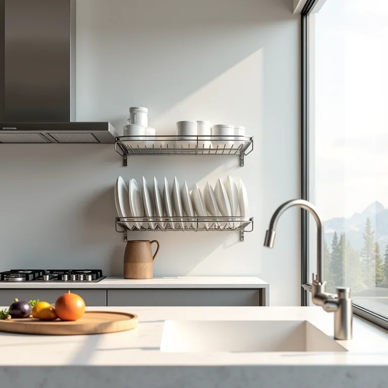 Escorredor de louça com design moderno