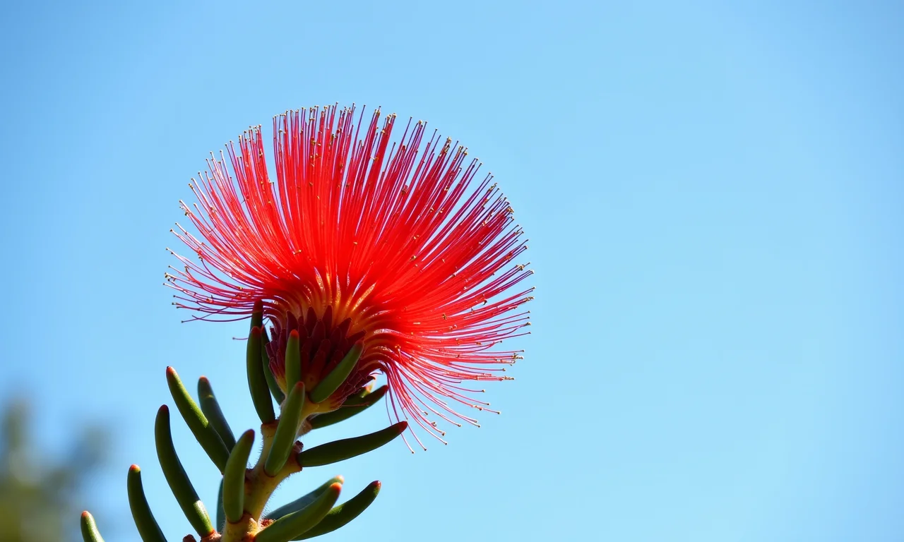 Escova-de-Garrafa, a flor exótica e resistente.