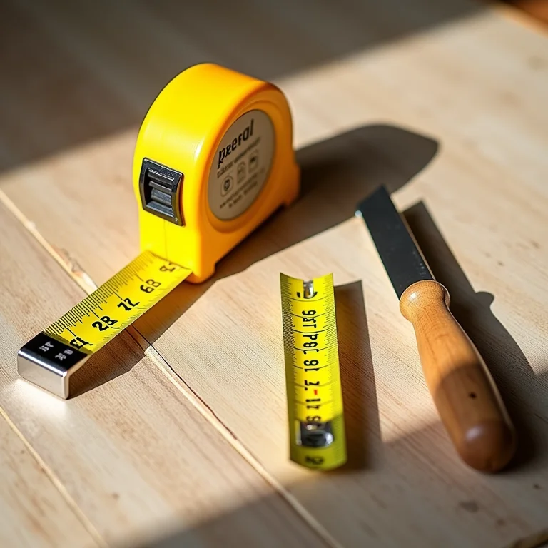 Ferramentas para instalação de piso de sisal