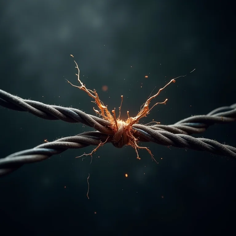 Fios elétricos roídos por gato: perigo e alerta.