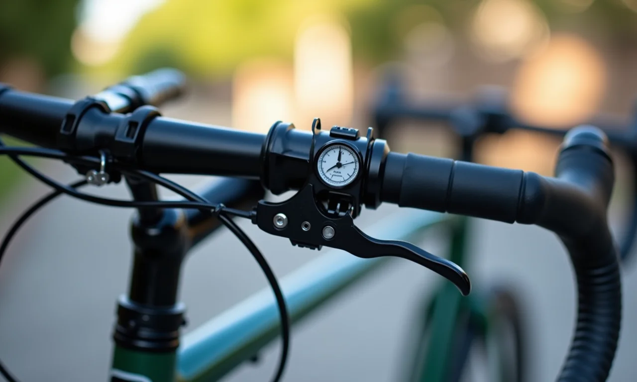 Ganchos com trava de segurança para bicicletas.