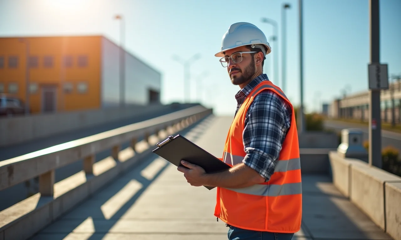 Garantindo a segurança do piso em rampas externas.
