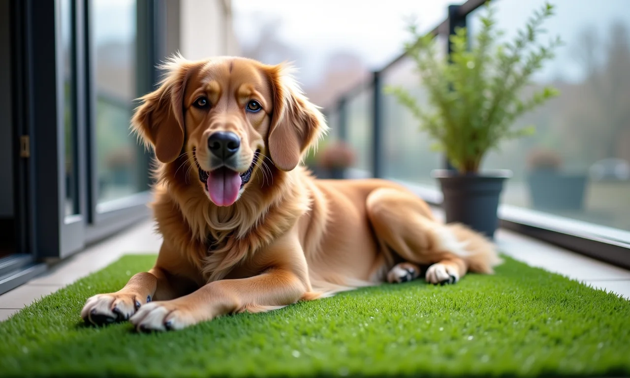 Grama sintética e pets: higiene e conforto na varanda.