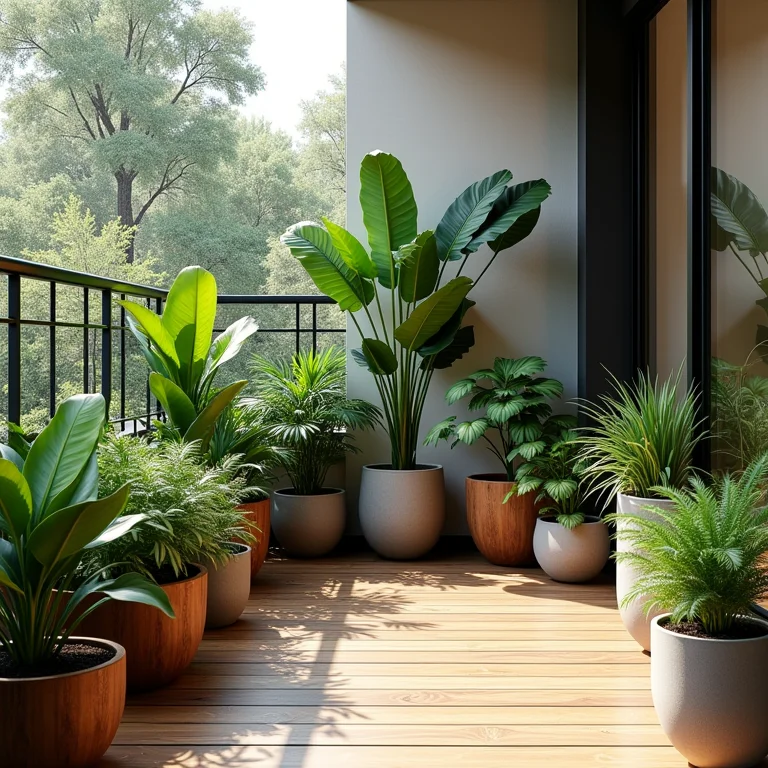 Ideias para otimizar varandas pequenas com plantas.