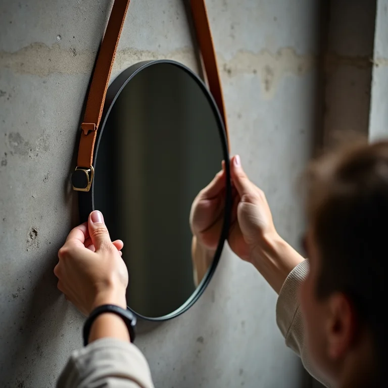 Instalação de espelho Adnet