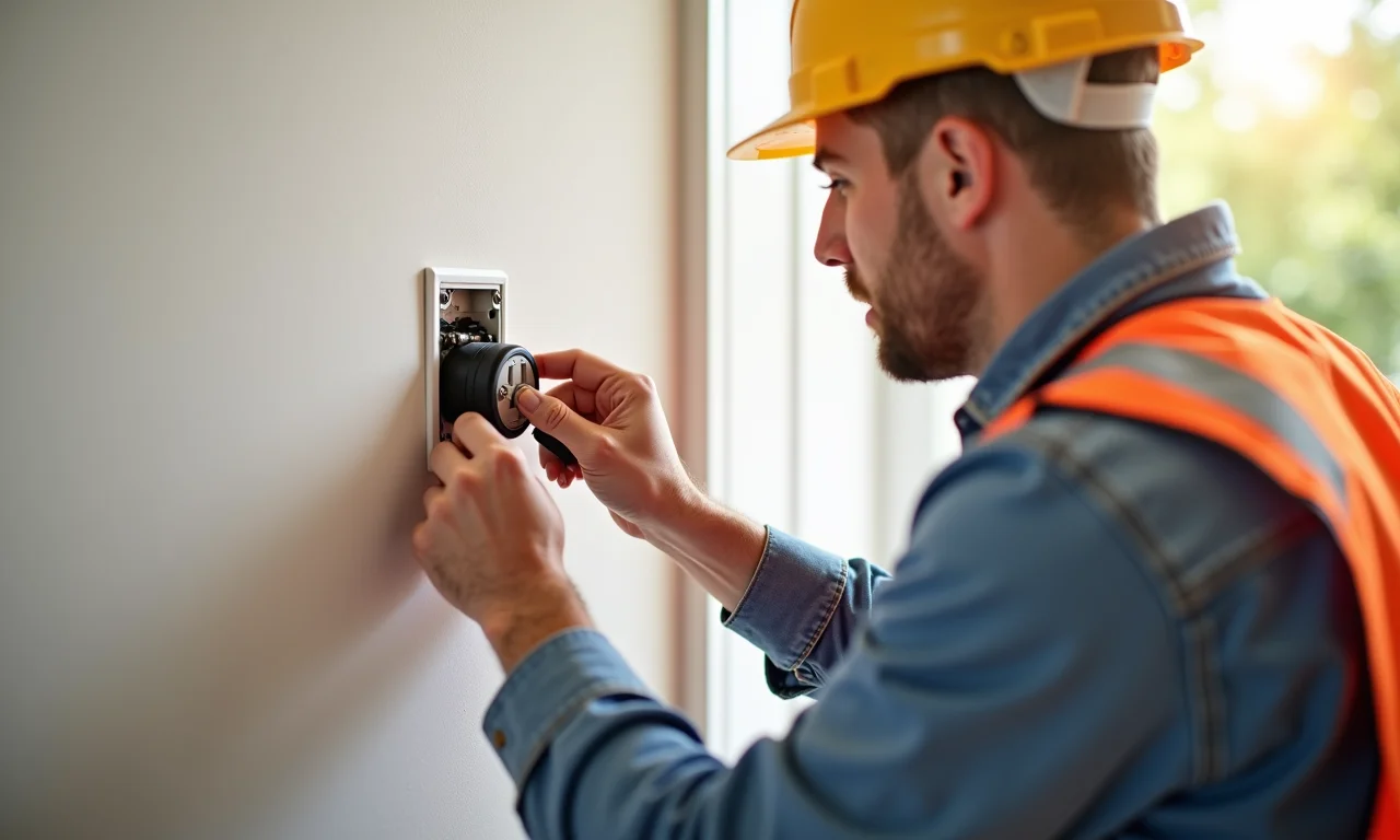 Instalação segura de interruptores e tomadas.