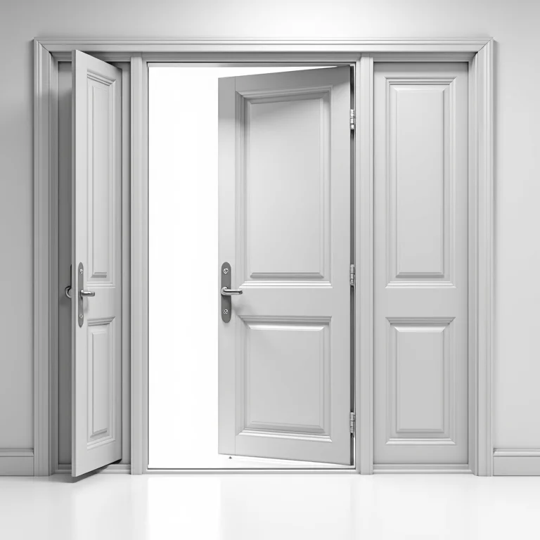 Kit de instalação Pratik para porta sanfonada de PVC