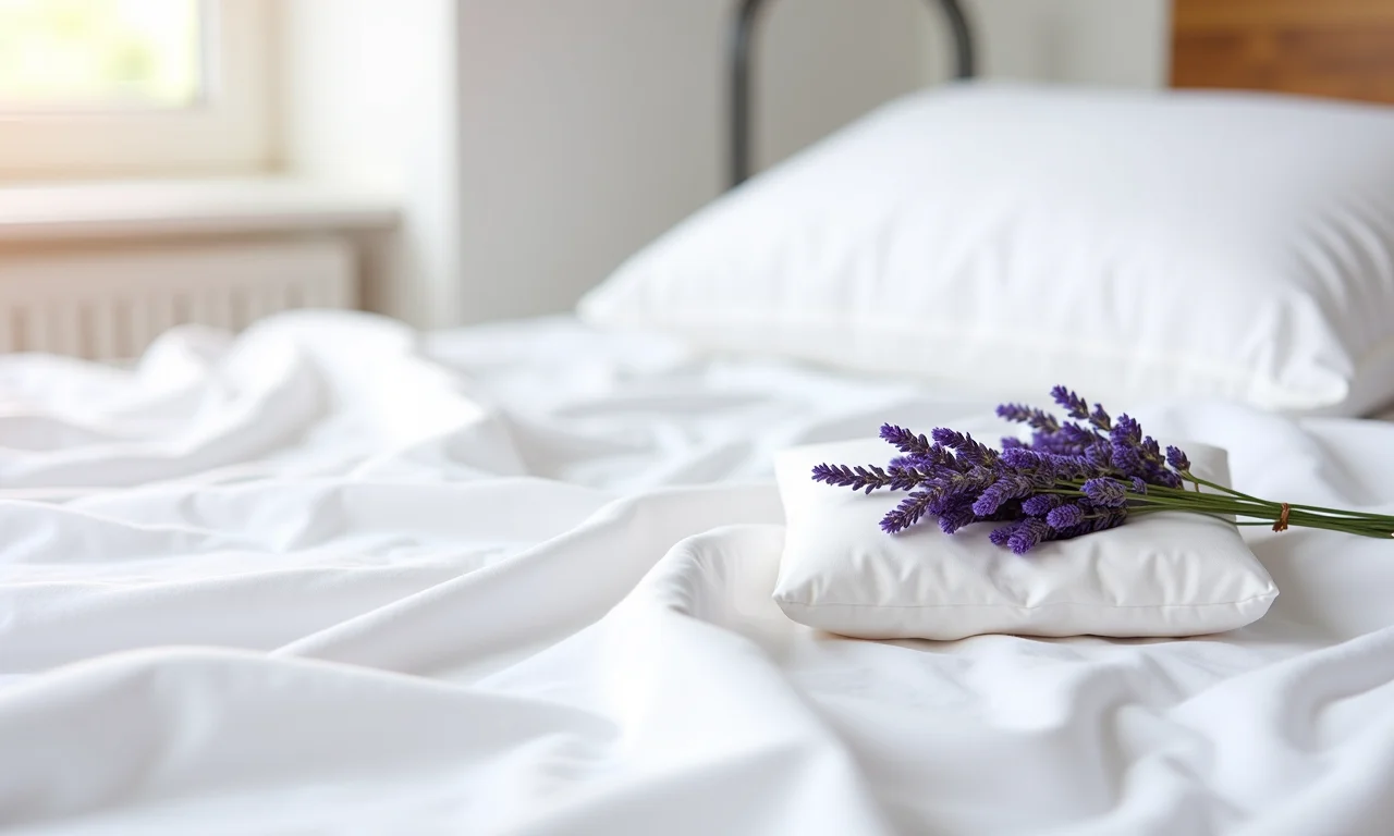 Lençóis cheirosos e bem cuidados.