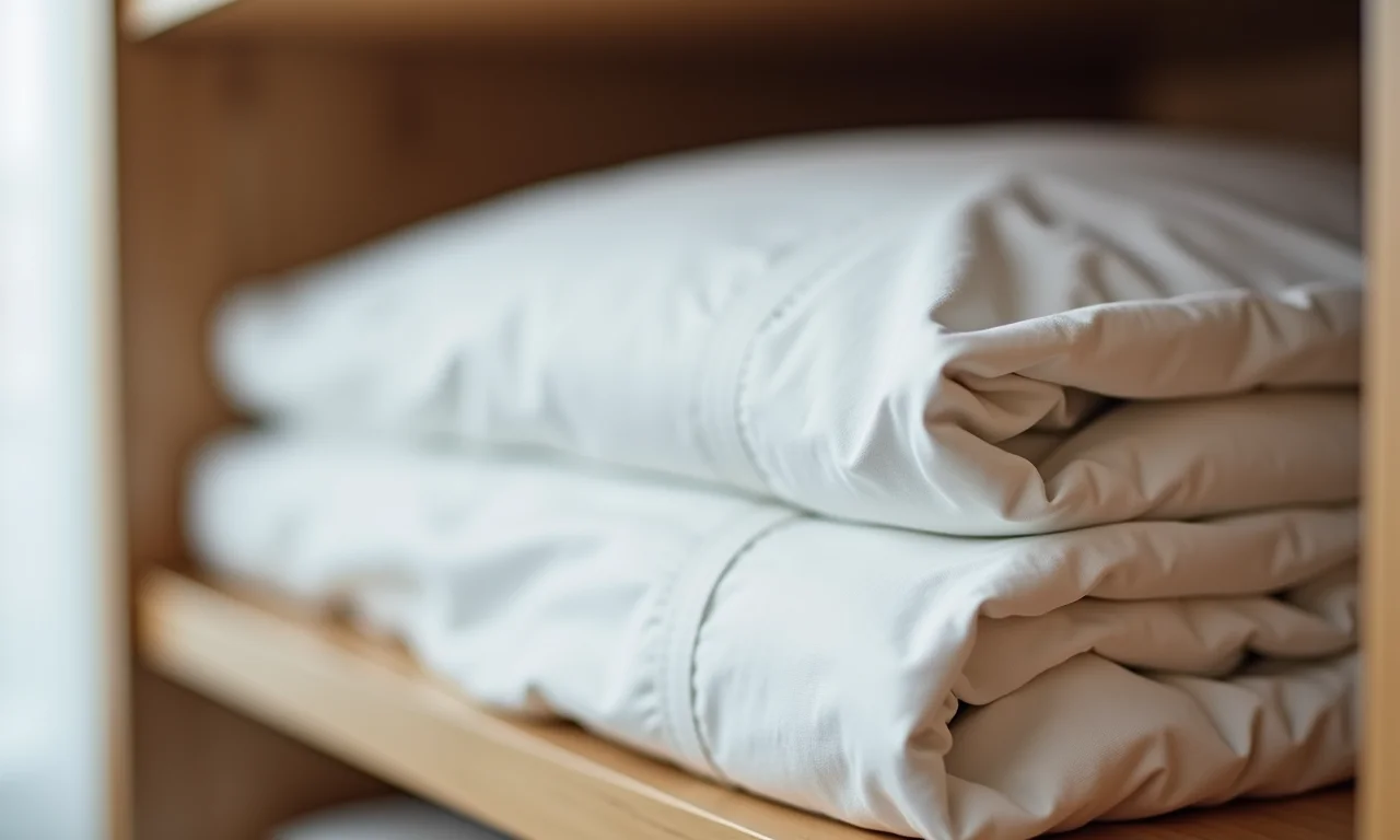 Lençol que não se desfaz no armário.