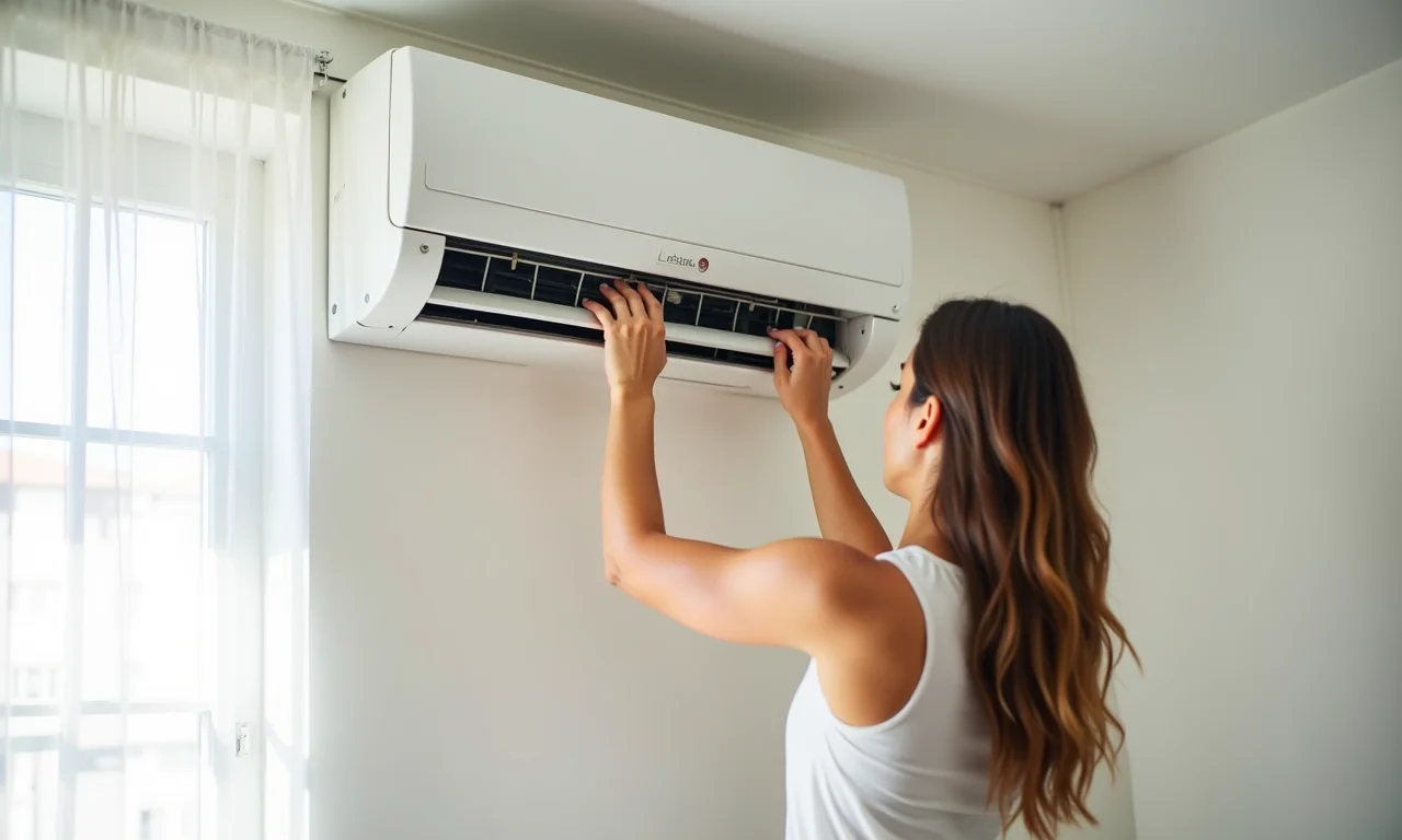 Limpeza de ar condicionado split Consul Bem Estar em apartamento.