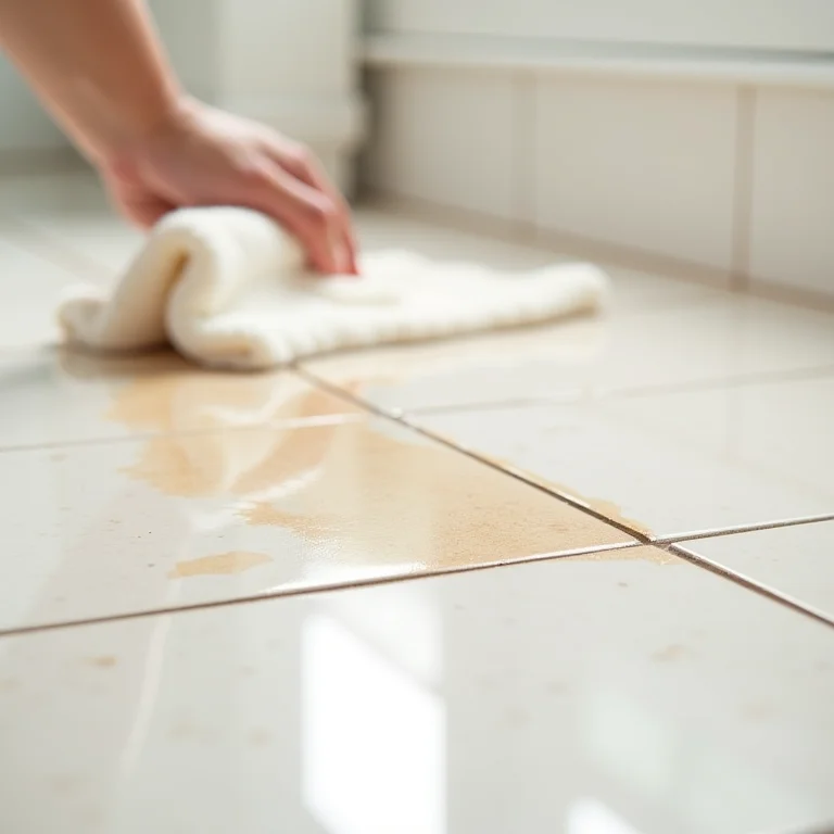 Limpeza de mancha de tinta com água morna e detergente neutro.