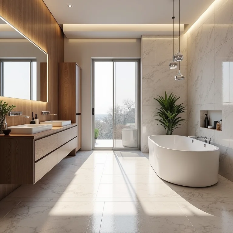 Materiais baratos para reformar o piso do banheiro