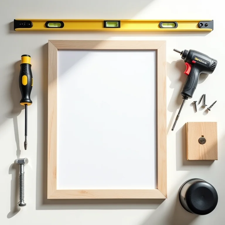 Materiais necessários para fixar placa de manutenção