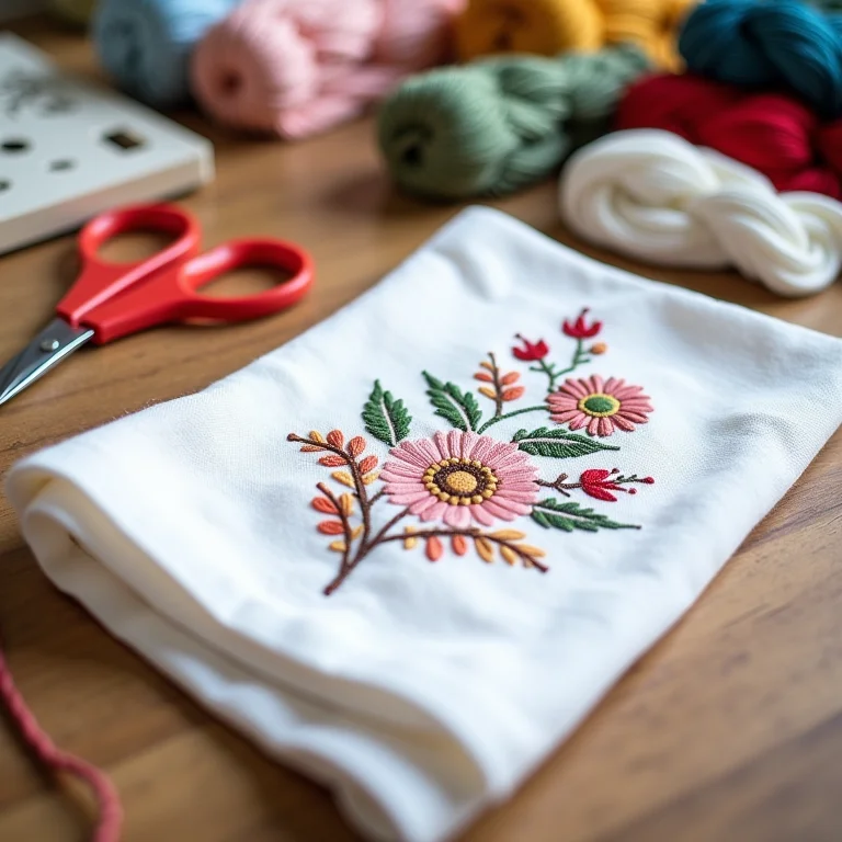 Materiais para decorar toalhas