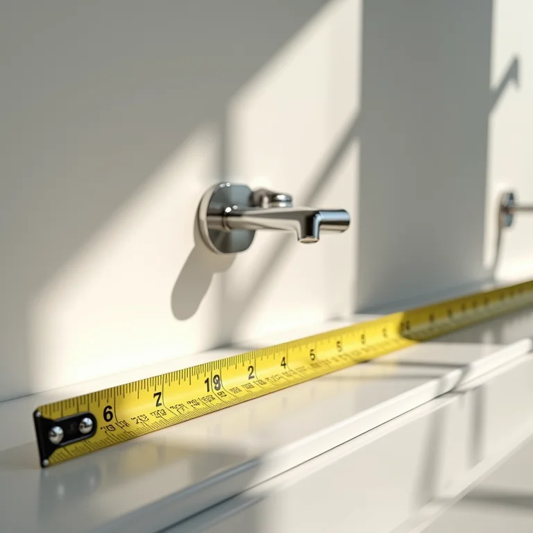 Medidas e dimensões essenciais para um armário de banheiro funcional.