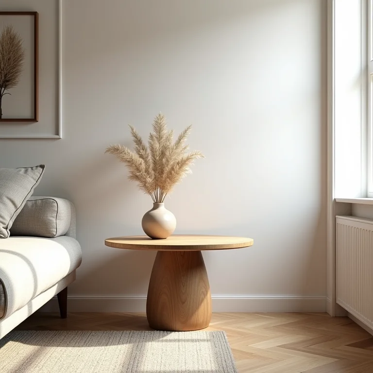 Mesa lateral proporcional ao tamanho do espaço disponível