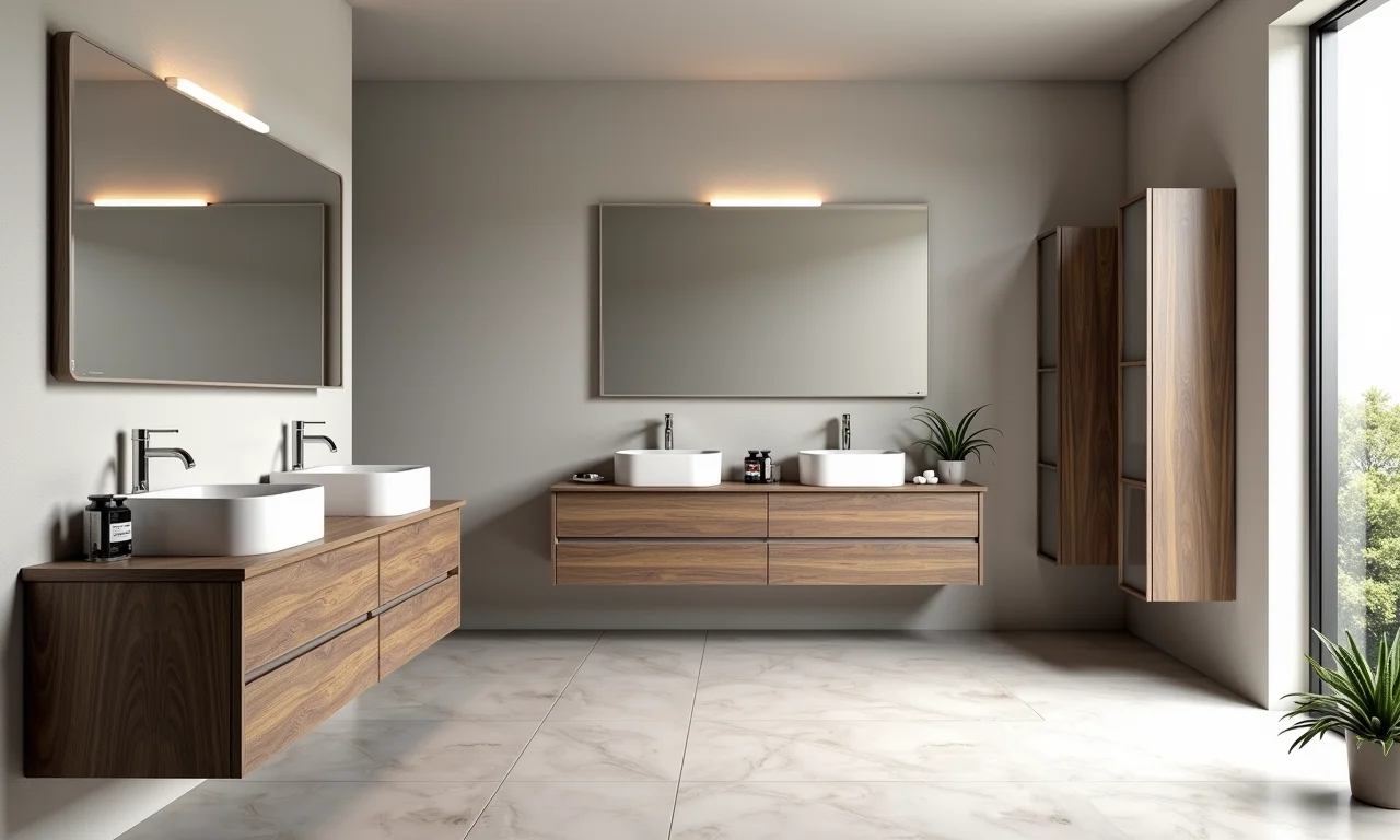 Modelos inspiradores de bancada de closet em revistas de decoração.