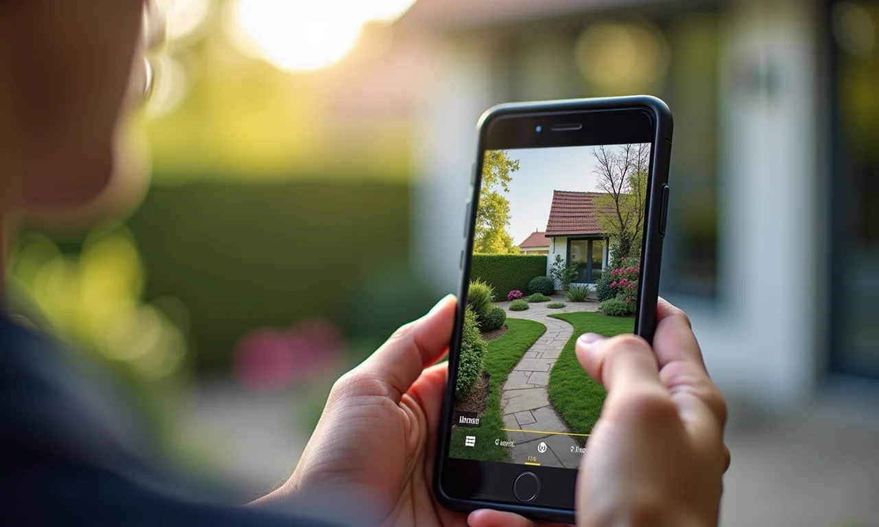 Monitoramento remoto de câmera de segurança pelo celular.