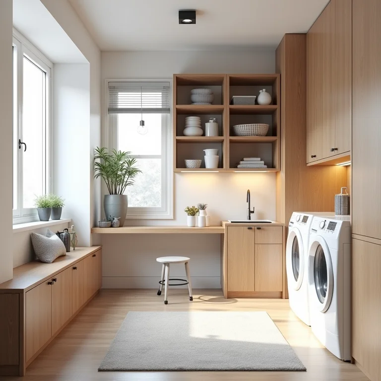 Móveis multifuncionais para área de serviço