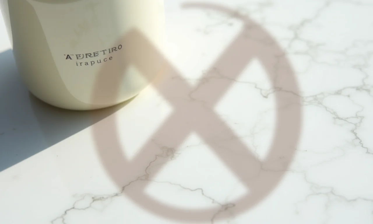 Não use lustra móveis em mármore.