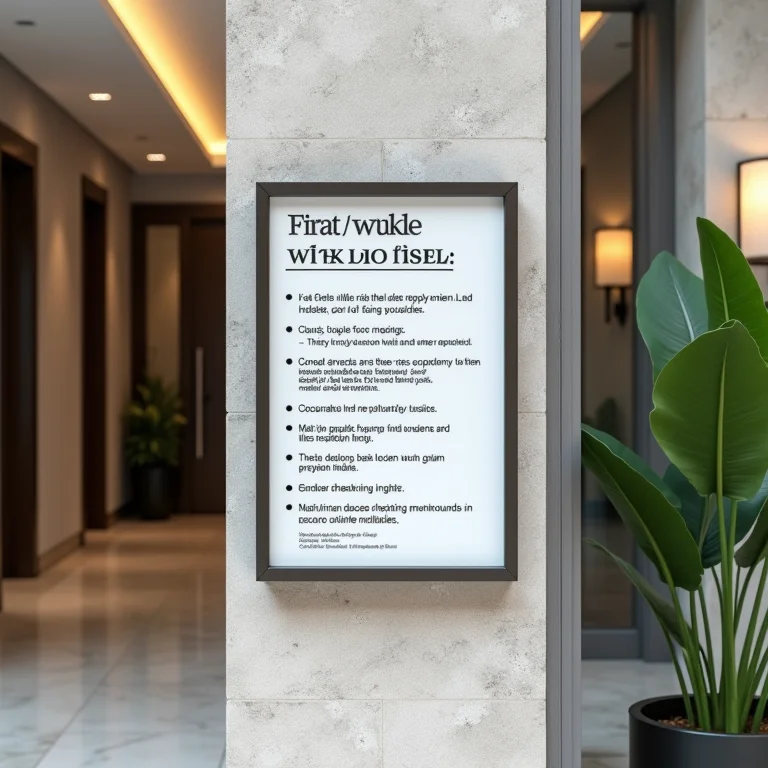 Normas e regulamentos de segurança claros em condomínio