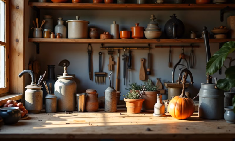 Oficina organizada com ferramentas categorizadas e dispostas de forma eficiente.