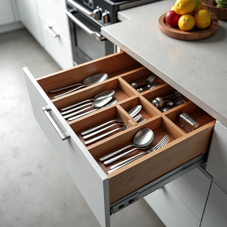 Organizadores de gaveta da Marca X para cozinha planejada