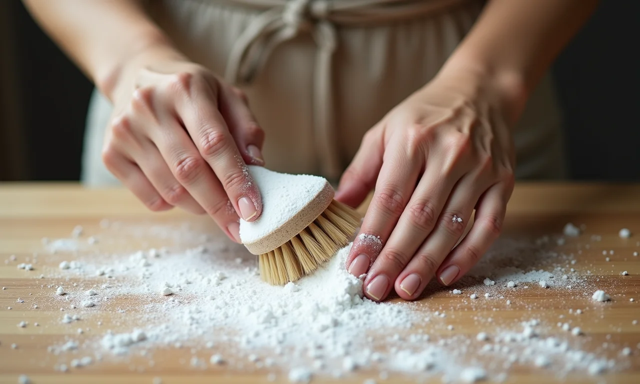 Passo a passo de como usar talco em mancha de óleo