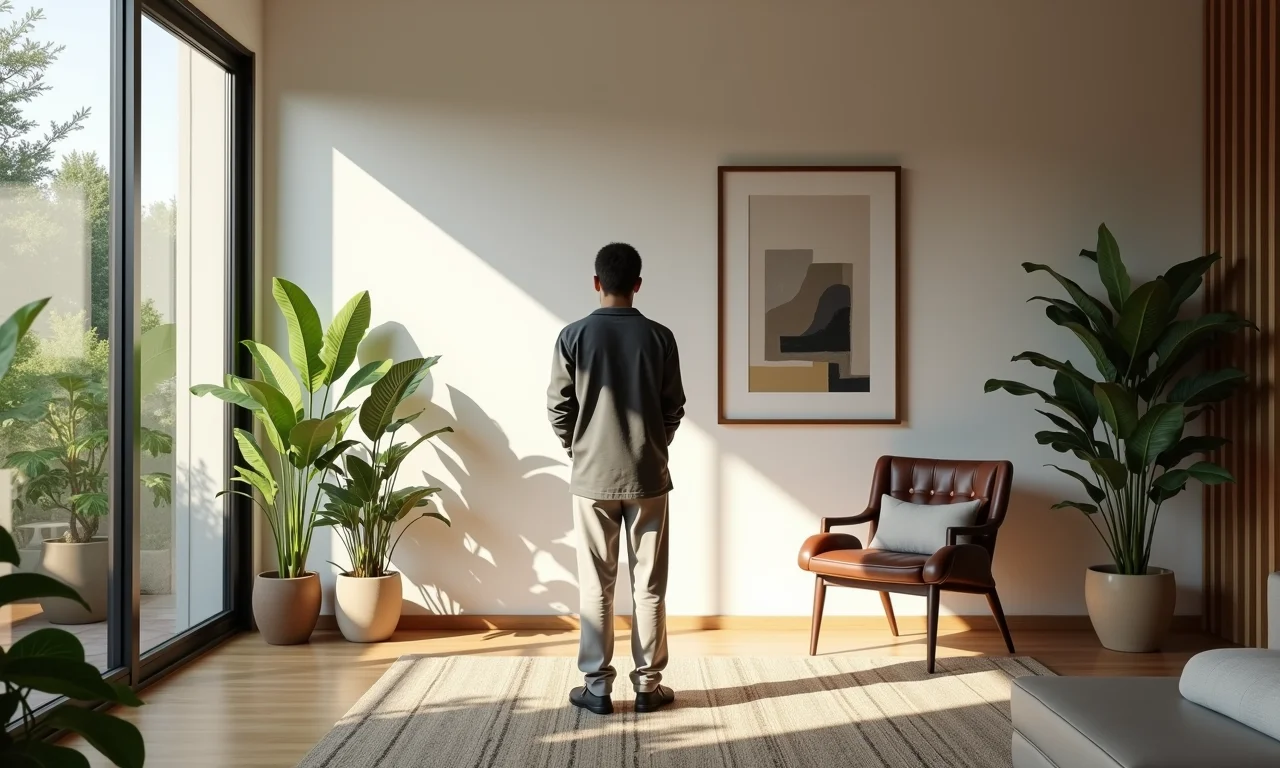 Pessoa buscando profissionais para reforma em plataforma online.