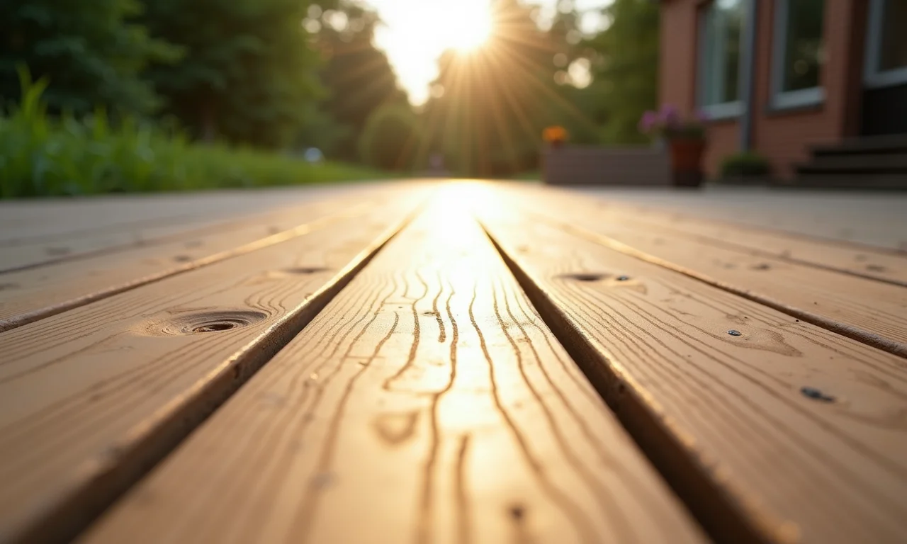 Piso Fulget bem conservado após anos de uso.