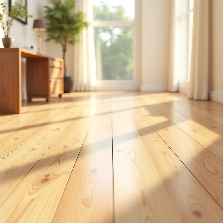 Piso vinílico aconchegante em hall de entrada com toque de madeira