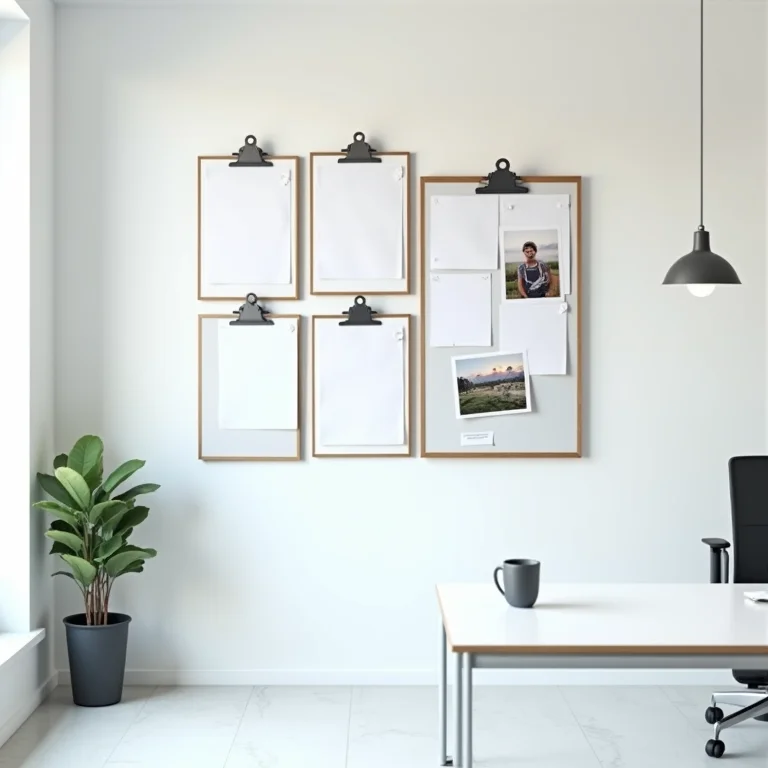 Pranchetas transformadas em quadros de avisos modernos