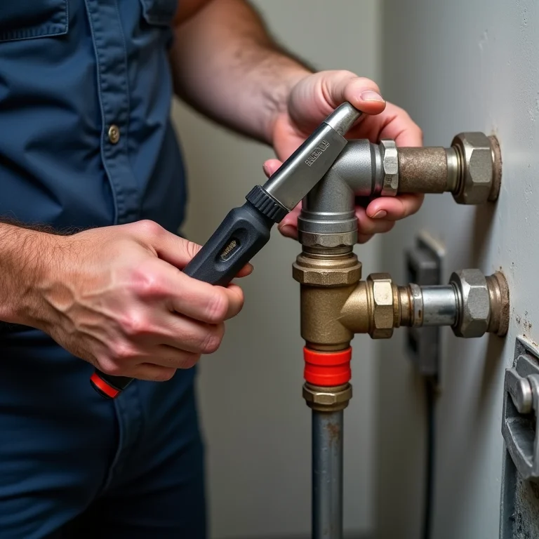 Preparação para instalação de misturador de parede