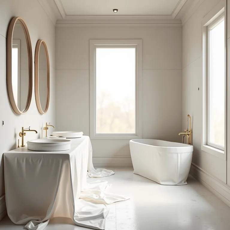 Preparando o banheiro para a reforma do piso