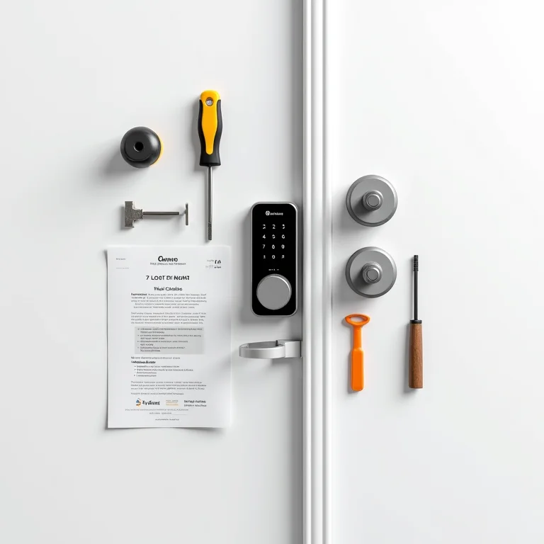 Processo de instalação da fechadura digital Intelbras IN 1001.