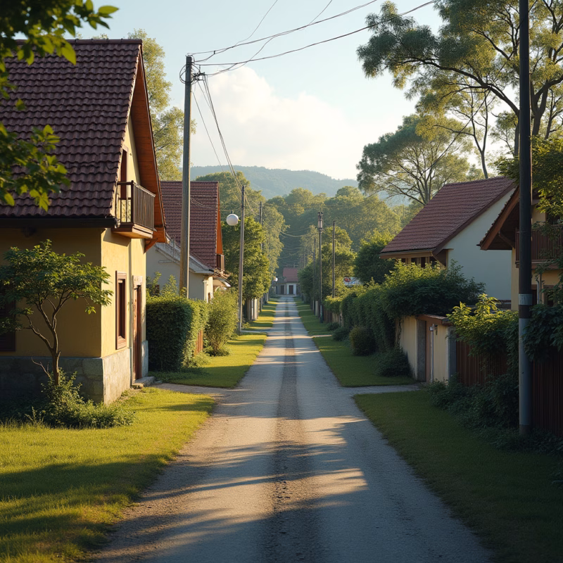 Atmosfera tranquila na Rua Otto Boehm, Joinville.
