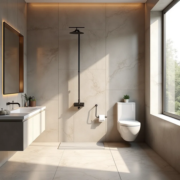 Revestimentos inadequados podem comprometer o visual do banheiro.