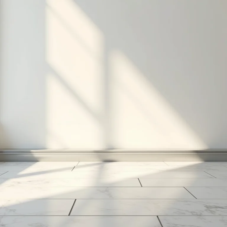 Rodapé embutido de alumínio