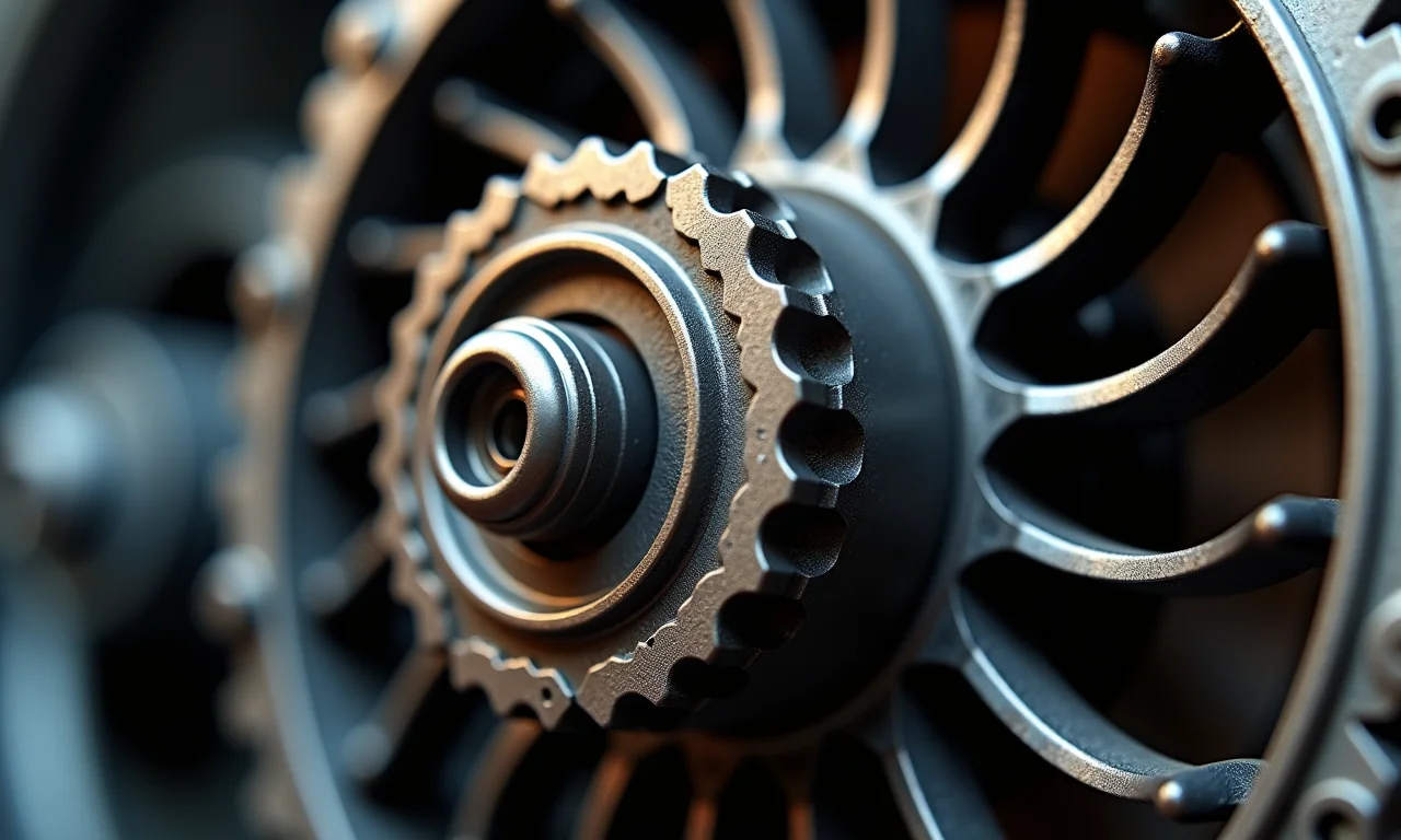 Rotor de motor elétrico com barras quebradas.