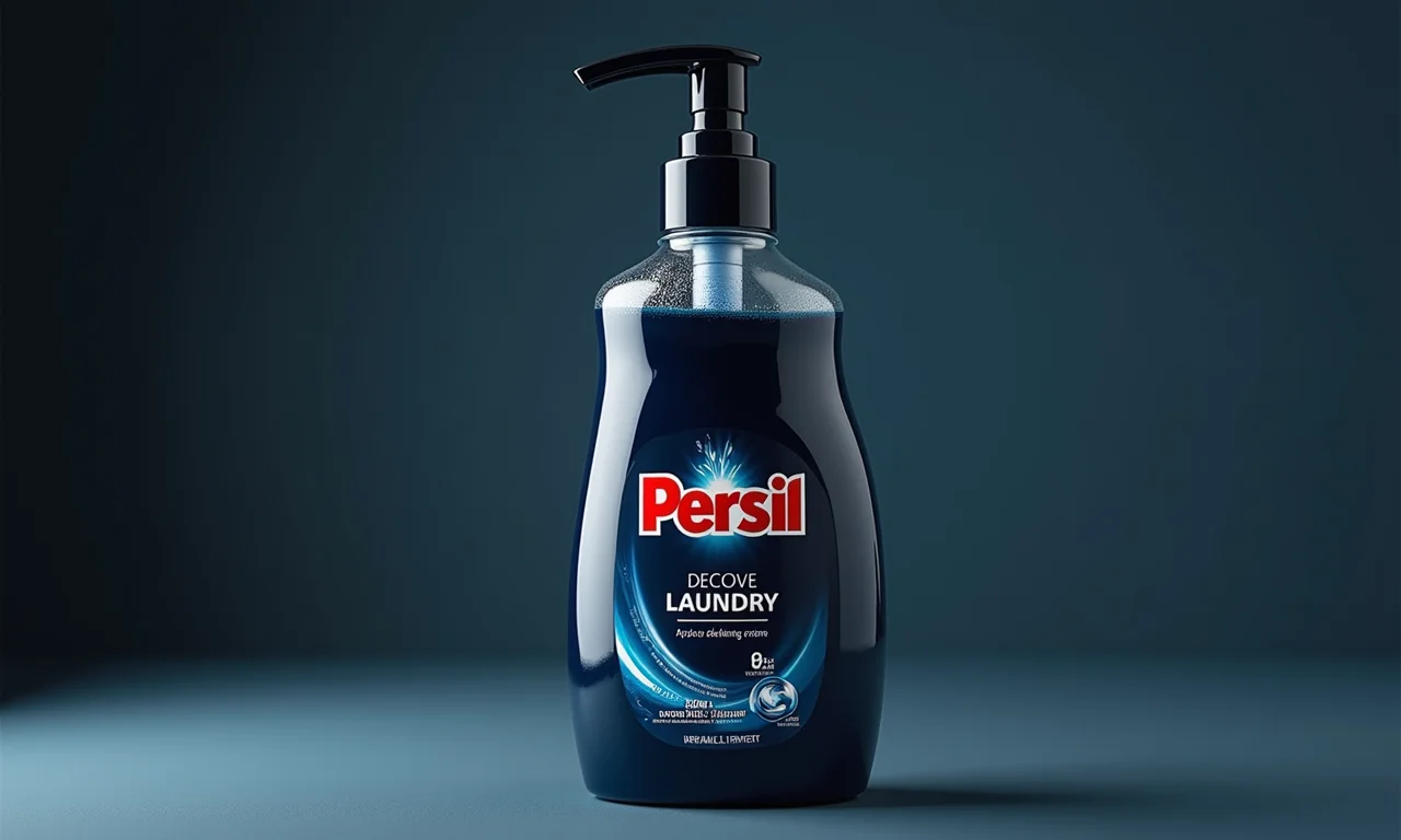 Sabão líquido para roupa escura Persil.