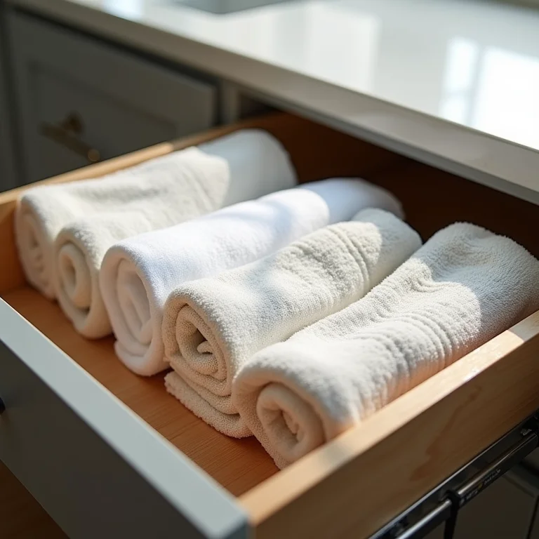 Sachês anti-odor para gaveta de panos de prato